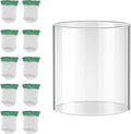 10 Pcs Propane Lantern Mantles with Lantern Globe Replacement Glass - Glass Globe Compatible with Coleman Fueled Lanterns, Propane Lantern Mantles Replacement Suitable for Outdoor Camping Lantern