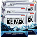 Reusable Ice Packs for Coolers Long Lasting Gel Freezer Packs for Cooler Bag Lunch Box,Keeps Food Cold Fresh (5 Pack, S(6.5"x7.5"))