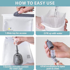 N NEVO RHINO Hydration Bladder 2L-3L,Water Reservoir for Hiking Backpack Leak Proof Water Storage Bladder,BPA-Free Water Pouch Hydration Pack for Camping Cycling Running