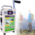 Portable Manual Hand Generator,150w 15000mah 110v 220v Hand Crank Generator Small Power Hand-Cranked Generator,Emergency Power Generator USB Charging,for Emergency,Camping,110V