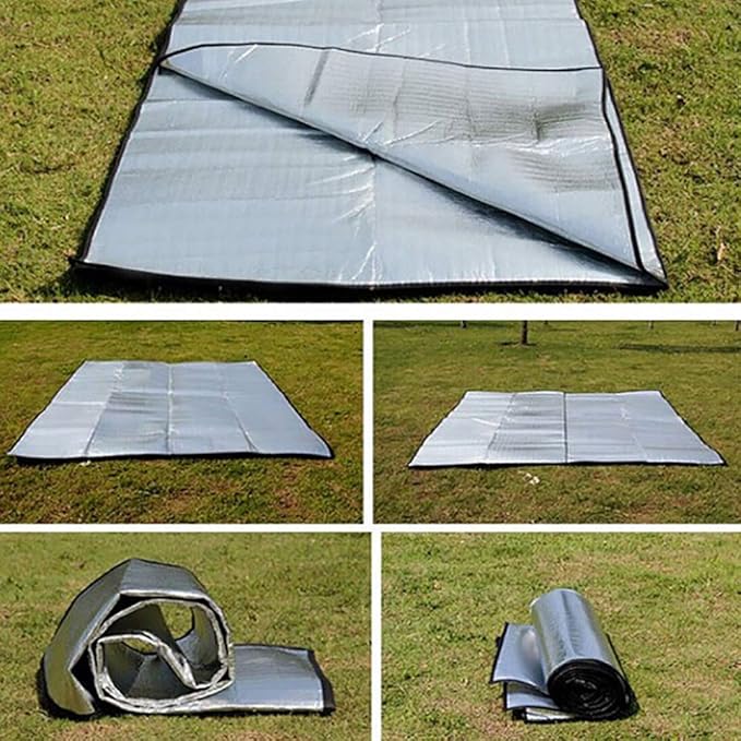 Ochine Camping Sleeping Pad - Foam Mat, Insulating Foil, Thermal, Waterproof Aluminum Foil, EVA Outdoor Mat