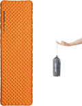 Naturehike Ultralight Insulated Sleeping Pad with R5.8, 3.2in Thickened Patchworkable Inflatable Double Sleeping Mat for Camping, Hiking, Climbing with Inflatable Bag