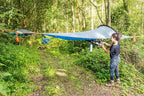 Tentsile UNA V3 Solo Tree Tent Hammock, 1-Person Capacity, Anti-Roll System, Ratchet and Straps Included, Portable Tree House Shelter, Designed in The UK
