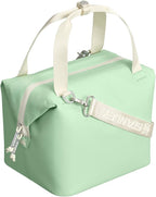 Stanley All Day Julienne Mini Soft Cooler Bag and Lunch Box 7.4 Quarts | 10 Can Cooler with Handles and Strap | Stays Cold for Hours | Insulated Travel Bag with Zipper | BPA-Free | Pistachio