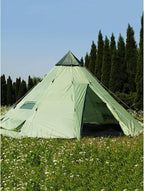 travel tent Oversized Tent Group Outing Family Party Travel Windproof Camping Outdoor Beach Tower Tent