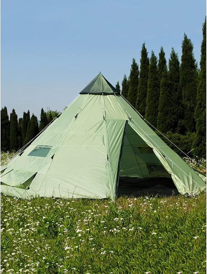 travel tent Oversized Tent Group Outing Family Party Travel Windproof Camping Outdoor Beach Tower Tent