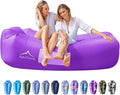 AlphaBeing Inflatable Lounger Beach Chair Accessories, Air Sofa Hammock Inflatable Couch for Camping Backyard Lakeside with Compression Sacks, Ideal Outdoor Gifts for Adults
