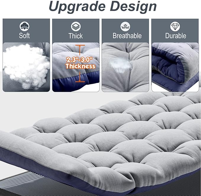 ABORON Heavy-Duty Folding Guest Bed for Adults, 500lb Capacity, Portable Extra Cot with 1237D Double Layer, Ideal for Indoor Guest Stays & Temporary Home Use