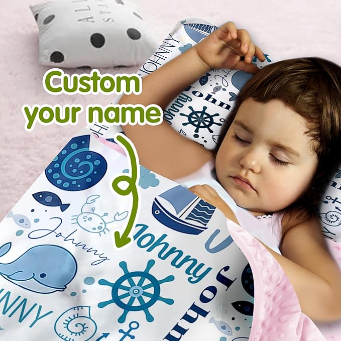 Personalized Toddler Nap Mat for Preschool, Custom Name Kids Sleeping Bag for Daycare, Kindergarten Roll Up Sleeping Mat with Removable Pillow and Soft Blanket, Fun Themes for Boys & Girls