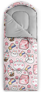 QOOMO Camping Sleeping Bags,3 Season Warm & Cool Weather,Lightweight,Waterproof Sleeping Bags for Adults & Kids,Traveling,and Outdoors,Camping Gear Equipment