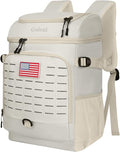 Cooler Backpack, 30 Can Backpack Cooler 4-Sided Cold Retention Technology, Lightweight & Hands-Free for Beach, Camping