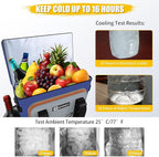 Backpack Cooler - AYAMAYA Upgrade Leakproof Cooler Backpack with Padded Top Handle, 40 Cans Large Waterproof Insulated Camping Coolers for Beach, Fishing, Picnic, Travel, BBQ