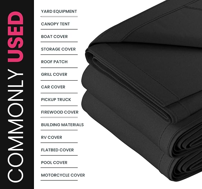 PROTARP Extreme Heavy Duty 20 OZ Water Resistant Canvas Tarp, UV Resistant Tarpaulin Cover with Rustproof Brass Grommets, Multipurpose for Canopy, Roof, Camping, Woodpile (Grey 20'X30')
