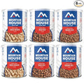 Mountain House Freeze-Dried Protein Pack Sampler #10 Can – 102 Total Servings (Pack of 6) – Includes Diced Chicken, Diced Beef & Ground Beef – Fully Cooked, Ready-to-Eat High-Protein Emergency Survival Canned Food – Shelf-Stable Long-Term Food Storage ...