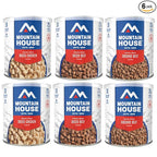 Mountain House Freeze-Dried Protein Pack Sampler #10 Can – 102 Total Servings (Pack of 6) – Includes Diced Chicken, Diced Beef & Ground Beef – Fully Cooked, Ready-to-Eat High-Protein Emergency Survival Canned Food – Shelf-Stable Long-Term Food Storage ...