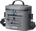 Cooler Bag, 7/16/30 Can Soft Sided Small Portable Insulated Cooling Pack, Everyday Lunch Cooler, Leakproof Ice Chest for Beach, Camping, Travel, Picnic
