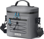 Cooler Bag, 7/16/30 Can Soft Sided Small Portable Insulated Cooling Pack, Everyday Lunch Cooler, Leakproof Ice Chest for Beach, Camping, Travel, Picnic