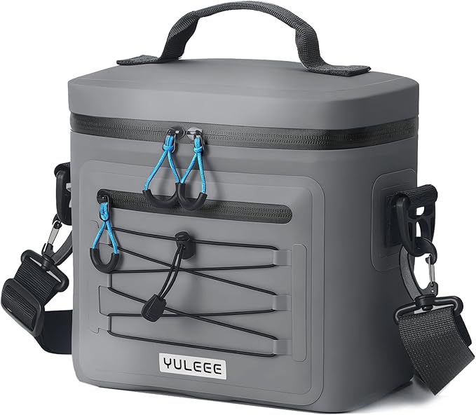 Cooler Bag, 7/16/30 Can Soft Sided Small Portable Insulated Cooling Pack, Everyday Lunch Cooler, Leakproof Ice Chest for Beach, Camping, Travel, Picnic