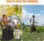 12'' Fire Pit Bag for Solo Stove Mesa XL & Accessories, Carry Bag for Solo Stove Mesa XL & Heat Deflector, Portable Fire Pit Storage Case for Travel & Camping,3-Layer 600D Oxford Cloth,Waterproof