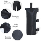 ABCCANOPY 100 LBS Extra Large Canpoy Sand Bags for Ez Pop up Canopy Tent Outdoor Instant Canopies, 4-Pack, Black (Without Sand)