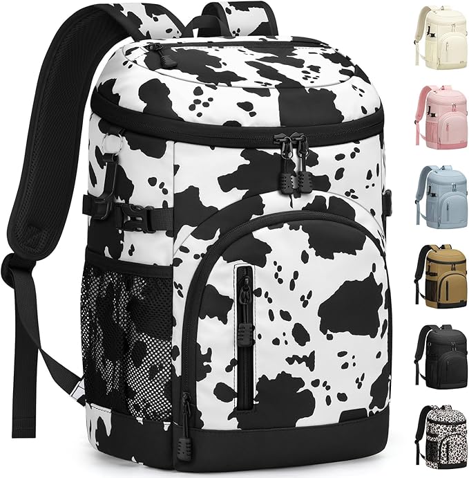Cooler Backpack Insulated Waterproof,30/45 Cans Backpack Coolers Leakproof Lunch Backpack for Men Women Portable Soft Cooler Bag for Beach Camping Trave Picnic