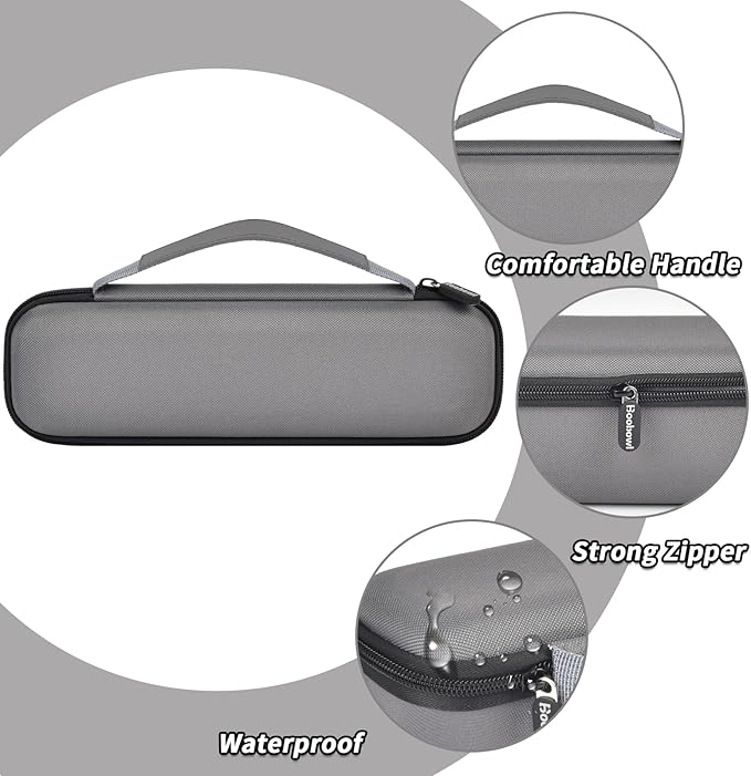 Boobowl Case Compatible with BYSOU/for AsFrost/for SupeDesk/for Outask Camping Light Telescopic and Collapsible Night Mobile Lighting Battery, Outdoor Camping Lantern Bag (Box Only) - Grey