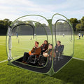 ARCTICSEA Thickened PVC Sports Tent - All-Weather Shelter Pod for 2-6 Person, Pop-Up Shelter, Instant Setup, Removable Top & Sealed Floor for Outdoor Events, Soccer, Rugby
