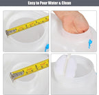 RedSwing 4 Pack 4.9 Gallon/18.5L Portable Water Container with Spigot, Water Storage Carrier for Camping Outdoor Hiking Backpacking, BPA Free