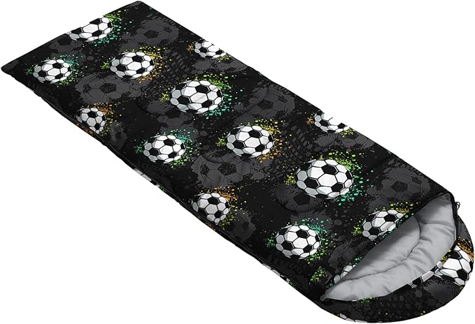 AILONEN Cartoon Car Sleeping Bags,Lightweight & Waterproof,3 Season Warm & Cool Weather,Cute Stars Printed Vehicles Transportation Sleeping Bags for Boys,Kids,Adults Travelling,Outdoors