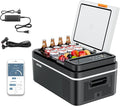 VEVOR Car Refrigerator, DC 12/24V AC100-240V Compressor Electric Cooler, -4°F to 68°F Car Fridge with APP Control, 21 QT Cars Freezer for RVs, Campsites, Boats, Camping, Fishing, 60W Portable Freezer