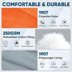PTEROMY Sleeping Bags for Adults, Lightweight and Machine Washable, Water Resistant Backpacking Camping Sleeping Bag for Warm Cold Weather, Camping Essentials for Hiking Travel