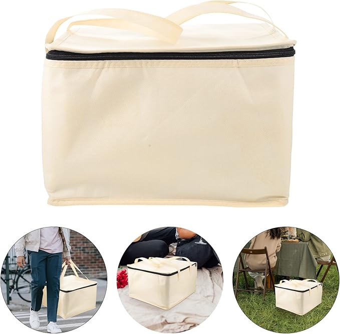 Cabilock Camping Backpack Camping Backpack Portable Cooler Cloth Food Bag Food Heat Insulated Bag Portable Take- Car Cooler Lunchbox Ice Pack Lunchbox Ice Pack