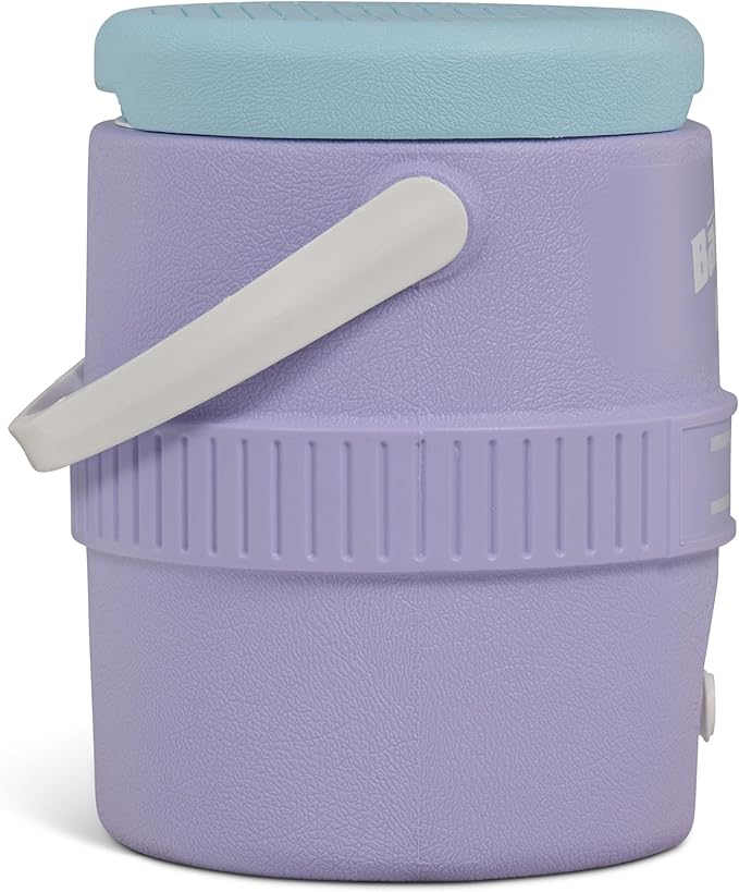 Igloo 2-Gallon Retro Party Water Jug Cooler, Lilac Breeze