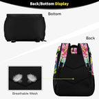 Tropical Pineapples Fruits Cooler Backpack Insulated Leak Proof Beach Cooler Bag Soft Lunch Picnic Hiking Camping Backpack Cooler