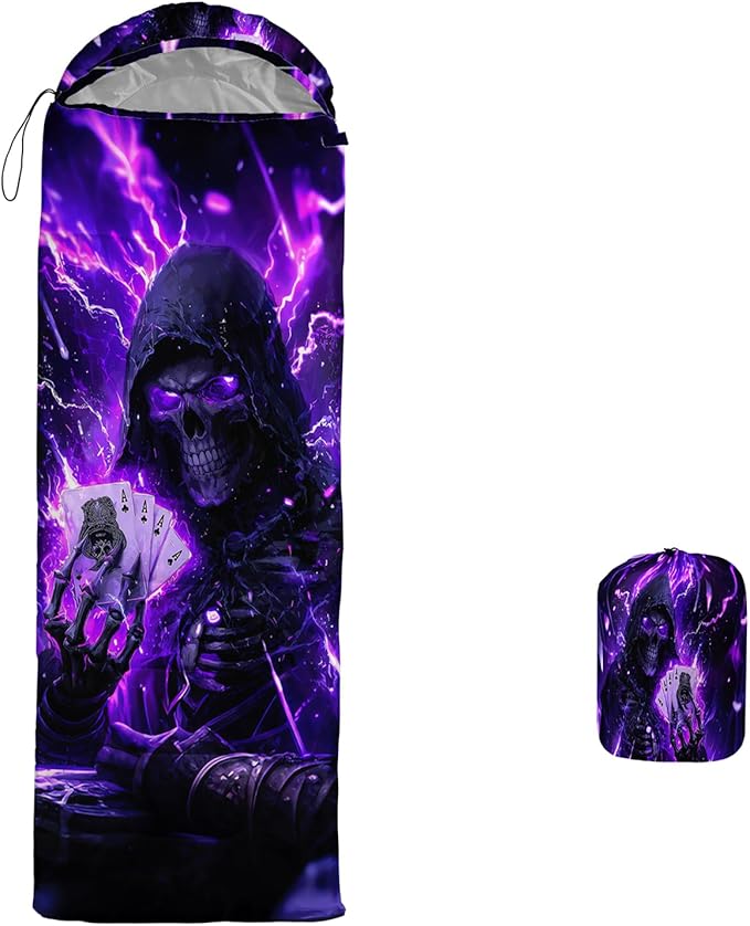 AILONEN Sports Basketball Sleeping Bag for Kids Boys,Warm and Cool Weather,Lightweight,Waterproof Backpacking,3D Galaxy Ball Print Sleeping Bag for Camping