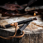 Überleben | FIREKIT Survival Fire Starter Kit – All-in-One Ferro Rod, Striker, Tinder Wick & Bellow - Waterproof Camping Essentials