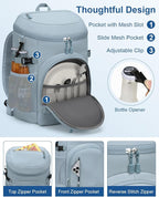 Cooler Backpack Insulated Waterproof,30/45 Cans Backpack Coolers Leakproof Lunch Backpack for Men Women Portable Soft Cooler Bag for Beach Camping Trave Picnic