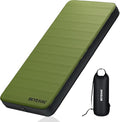 4" Thick Self Inflating Sleeping Pad with 13R Memory Foam, 78" x 29" Camping Mattress with Pump Sack, Portable Roll Up Bed, Inflatable Outdoor Mat for Rooftop Tent Car Truck Van, 4 Season