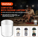 Glass Globe for Fueled Lanterns Replacement for Coleman Lantern Glass Globe, Globe for Coleman Lantern Fit for Camping Compatible with Coleman Model 288, NOT Including Propane Lantern Mantles, 1 PCS