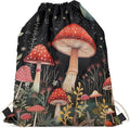 Upetstory Hippie Mushroom Drawstring Backpack Bags Cinch Sackpack Workout Gym Draw String Bag Portable Back Pack for School,Home,Travel,Sports Storage Pouch