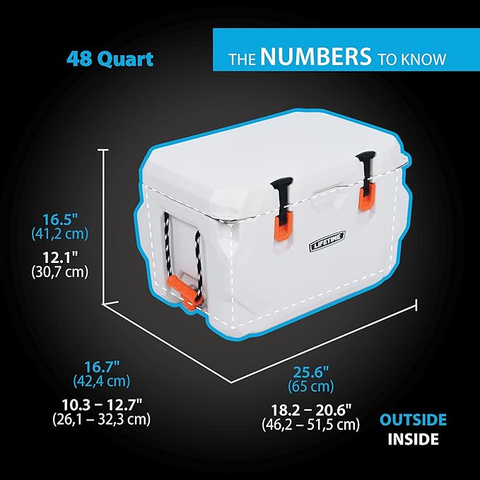 Lifetime Hard Cooler, High Performance Ice Chest