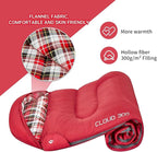 KingCamp 45°F Kids Sleeping Bag, Lightweight Waterproof & Compact Flannel Sleeping Bags Cold Weather & Warm Youth Essentials Gear Accessories for Camping, Fits 10-12 Children up to 4'7"-5'5" Tall