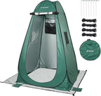Pop Up Camping Shower Tent, Portable Dressing Changing Tent Outdoor with Carry Bag for Beach & Hiking, 75” x 48”x 48”