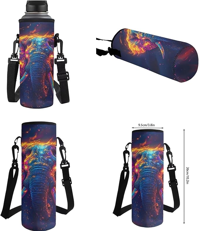 Elephant Backpack with Lunch Bag Animal Backpack for Kids Lightweight Portable Kids Bookbag and Lunch Box Set Boys 4 in 1 School Bag for Boys 7-8 Travel Daypack Camping Outdoor