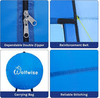 Wolfwise Pop Up Shower Tent, Portable Instant Changing Tent with Ventilation Window & Carry Bag, Privacy Bathroom Toilet for Beach, Camping & Outdoor, Width 47 ", Height 83 ", Blue