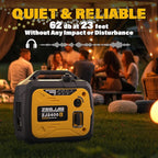 2400-Watt Portable Inverter Generator, EPA Compliant, CO-Sensor, Eco-Mode Feature, Lightweight & Quiet Gas Powered Generators for Home Use