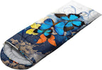 HOSIMA Butterfly Sleeping Bags for Adults and Kids for Camping,Black Gothic Ultralight Sleeping Bag for Cold Weather Summer.