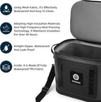 40 Can Soft Cooler Bag - Insulated Leak-Proof Large Cooler Bag with Roll-Top Waterproof Seal | Portable Ice Chest for Camping, Beach, Travel, Picnics | 24HR Cold Retention