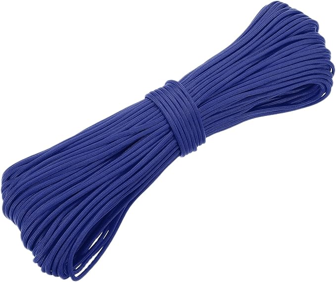 PATIKIL 550lb Paracord Rope 200ft, 4mm Tent Rope, 7-Strand Core Heavy Duty Cord for Outdoor Camping Hiking Tent Survival Utility Rope, Navy Blue