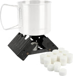 Coghlan's Emergency Stove - Lightweight, Portable Camping Stove for Backpacking, Survival, and Outdoor Cooking - Foldable Design with 24 Fuel Tablets Included (Compact for Travel and Storage)